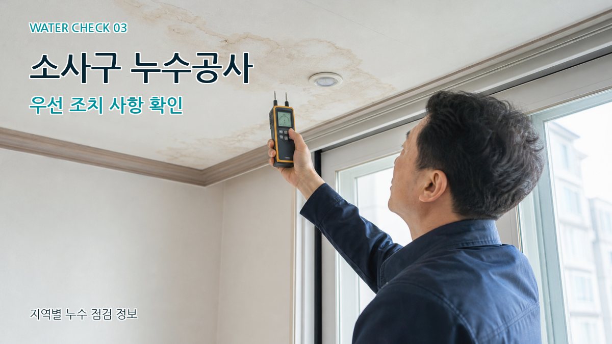 소사구 천장누수 누수탐지 이미지