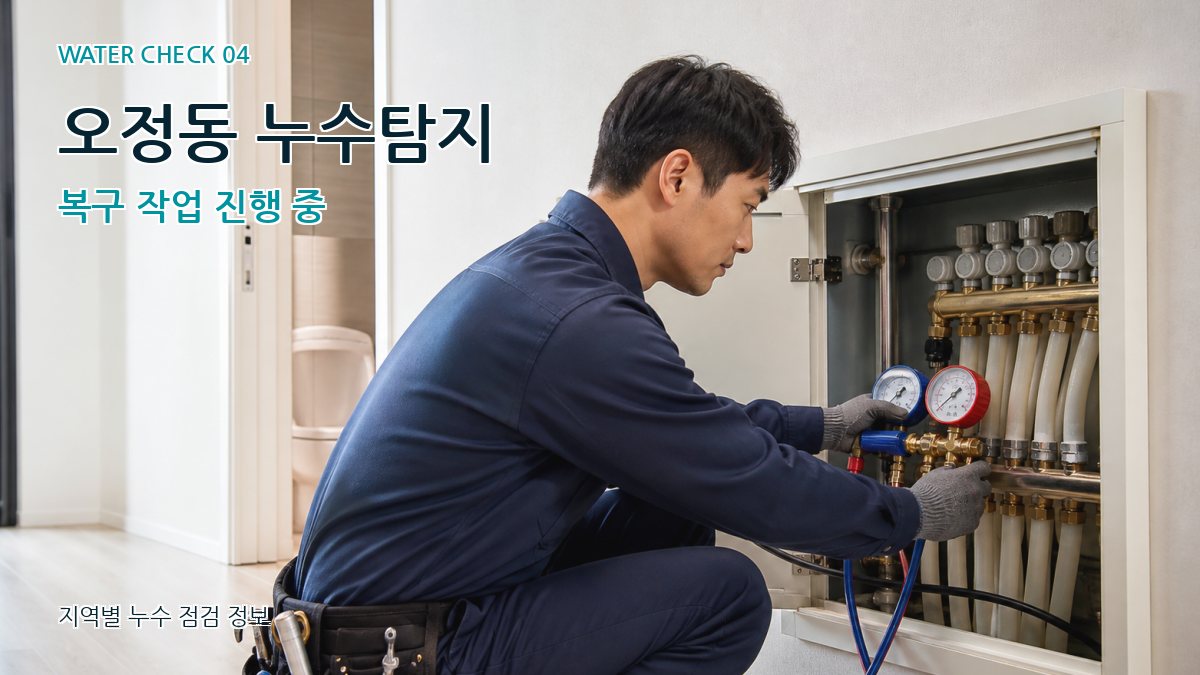 오정동 누수탐지 누수탐지 이미지