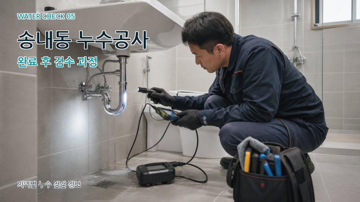 송내동 누수공사 누수탐지 이미지