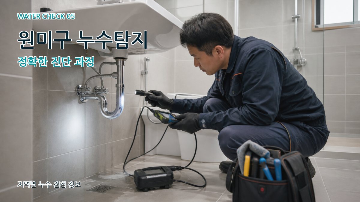 원미구 누수탐지 정확한 진단 과정