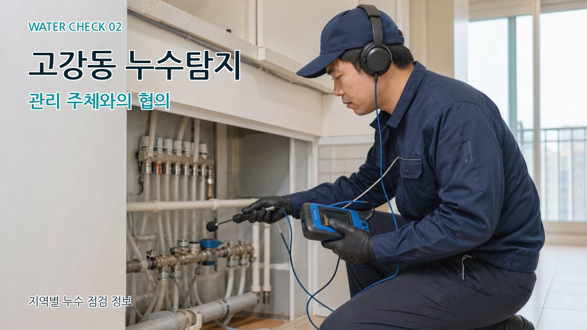 고강동 화장실누수 누수탐지 이미지