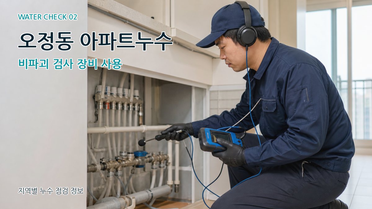 오정동 화장실누수 누수탐지 이미지