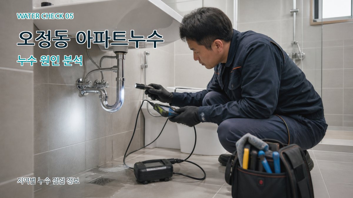 오정동 누수공사 누수탐지 이미지