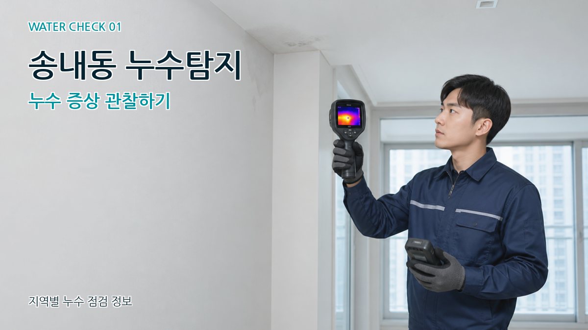 송내동 아파트누수 누수탐지 이미지