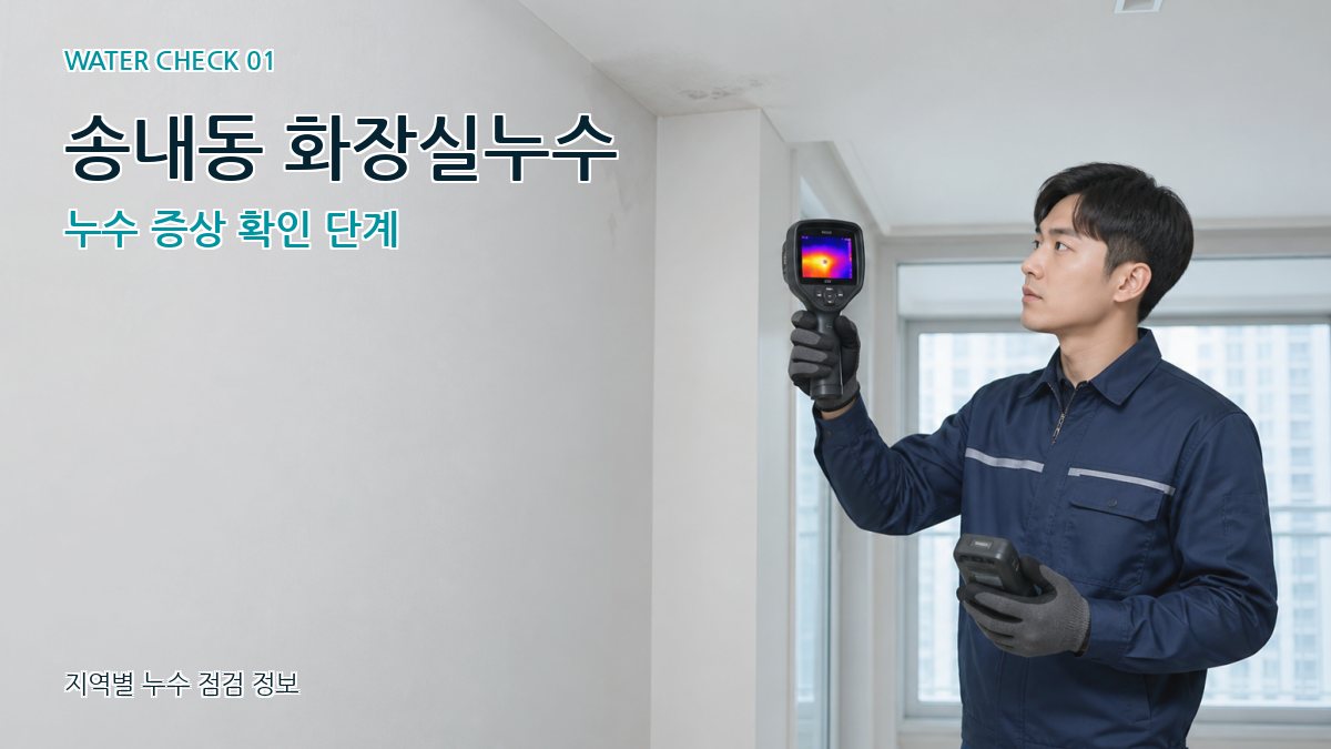 송내동 아파트누수 누수탐지 이미지