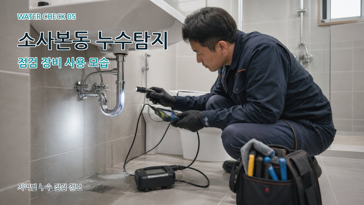 소사본동 누수공사 누수탐지 이미지