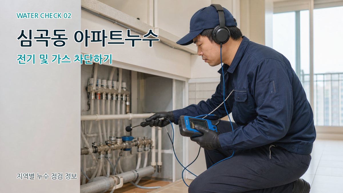 심곡동 화장실누수 누수탐지 이미지