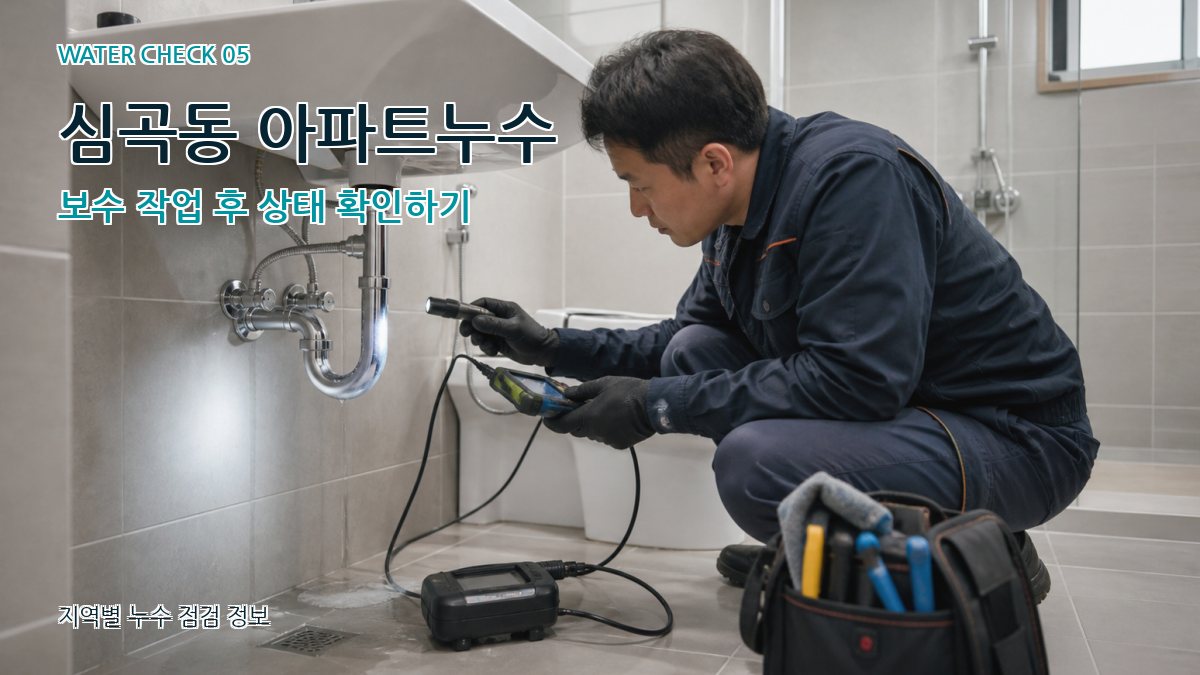심곡동 누수공사 누수탐지 이미지