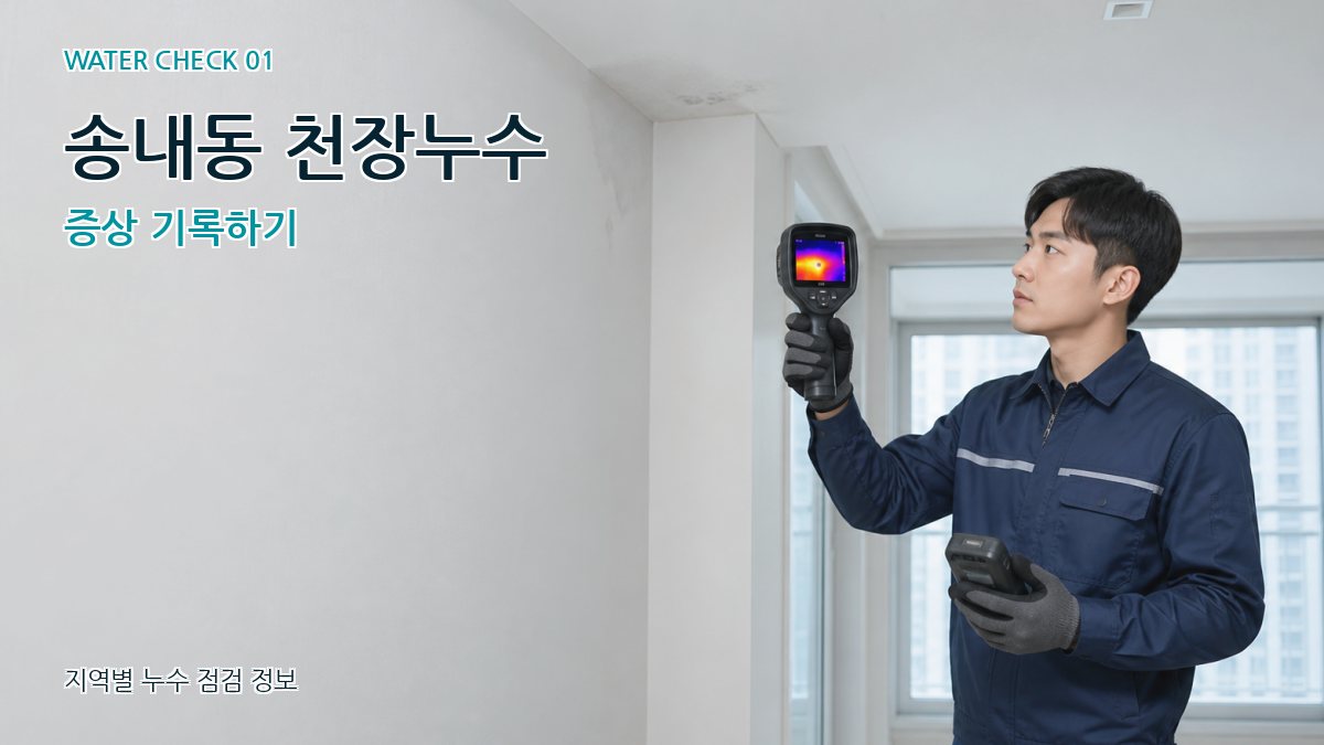 송내동 아파트누수 누수탐지 이미지