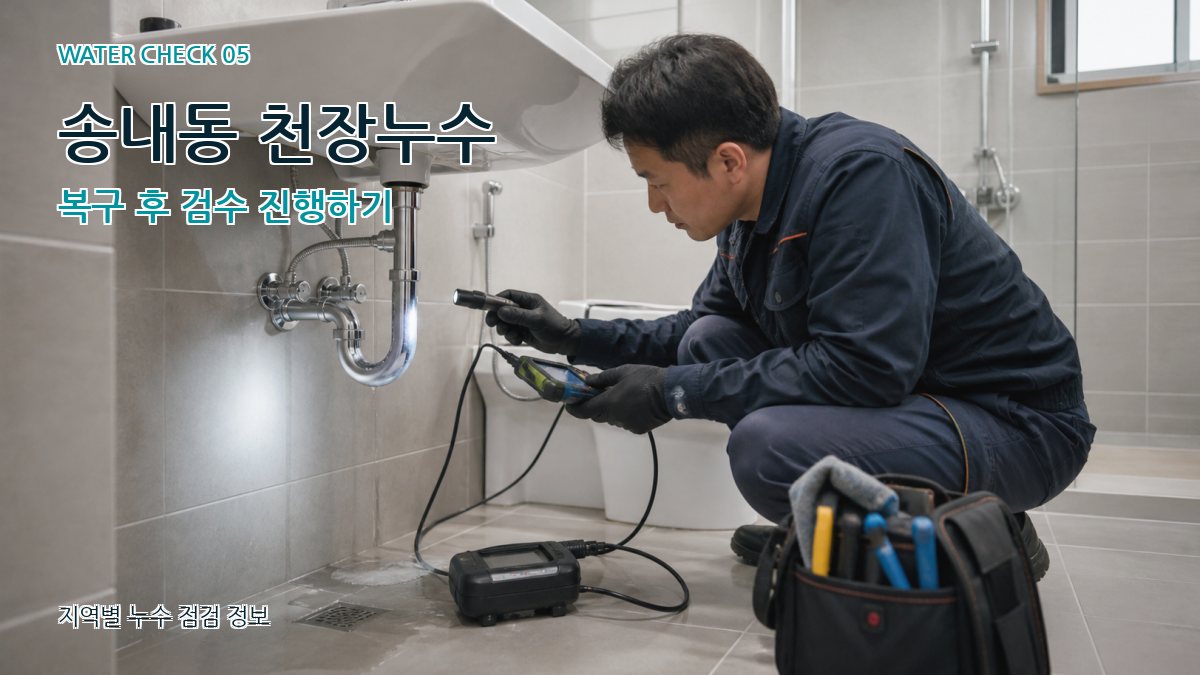 송내동 누수공사 누수탐지 이미지