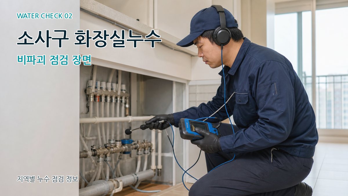 소사구 화장실누수 누수탐지 이미지