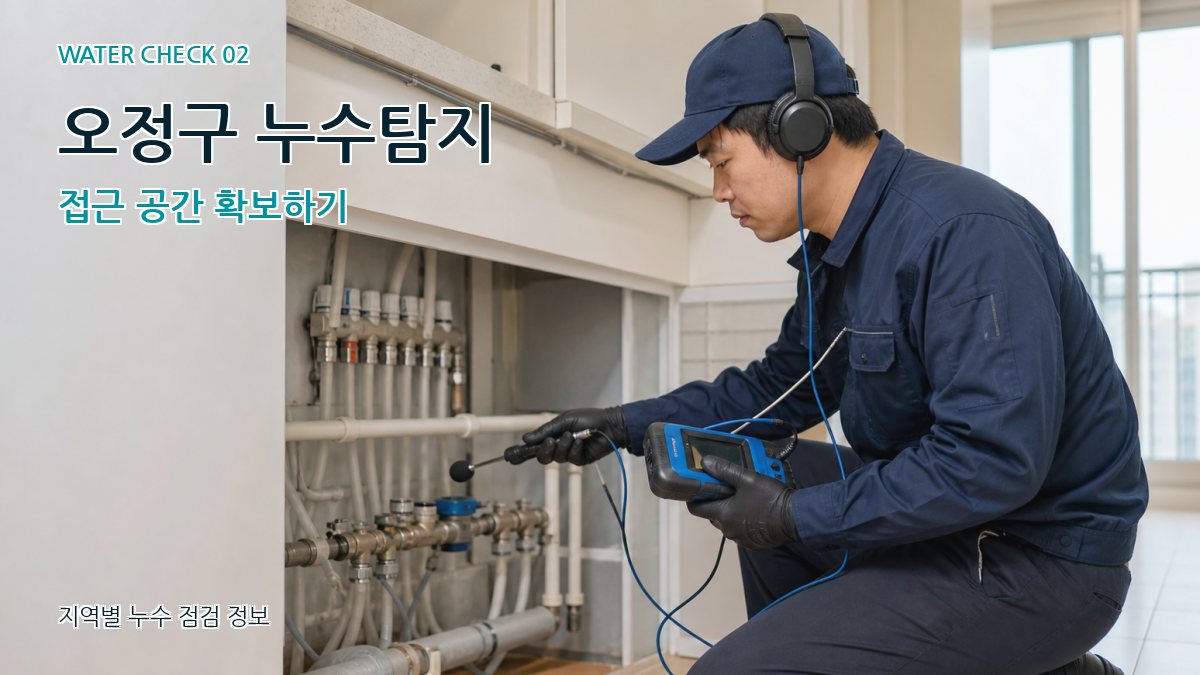 오정구 화장실누수 누수탐지 이미지