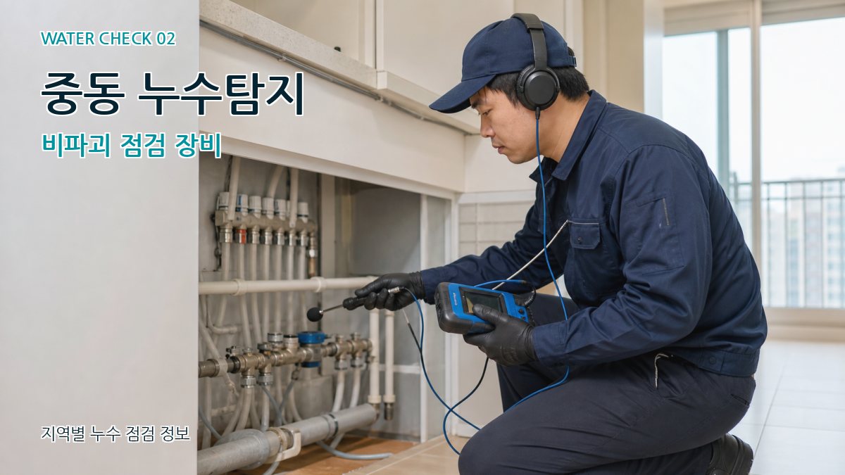 중동 누수탐지 비파괴 점검 장비