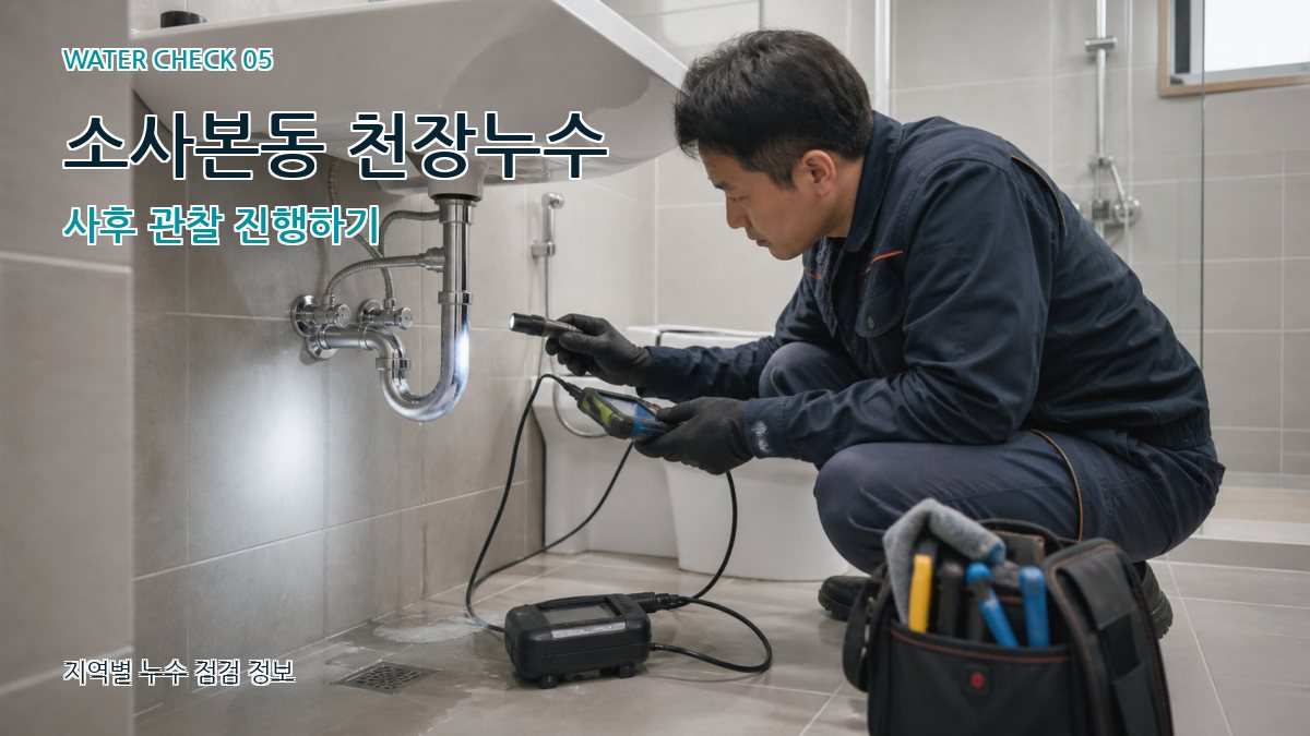 소사본동 누수공사 누수탐지 이미지