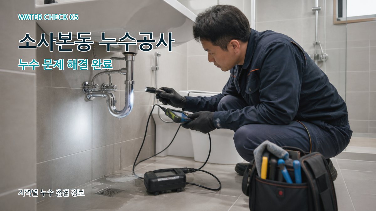 소사본동 누수공사 누수탐지 이미지