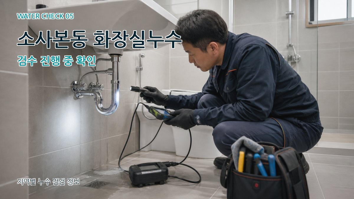 소사본동 누수공사 누수탐지 이미지