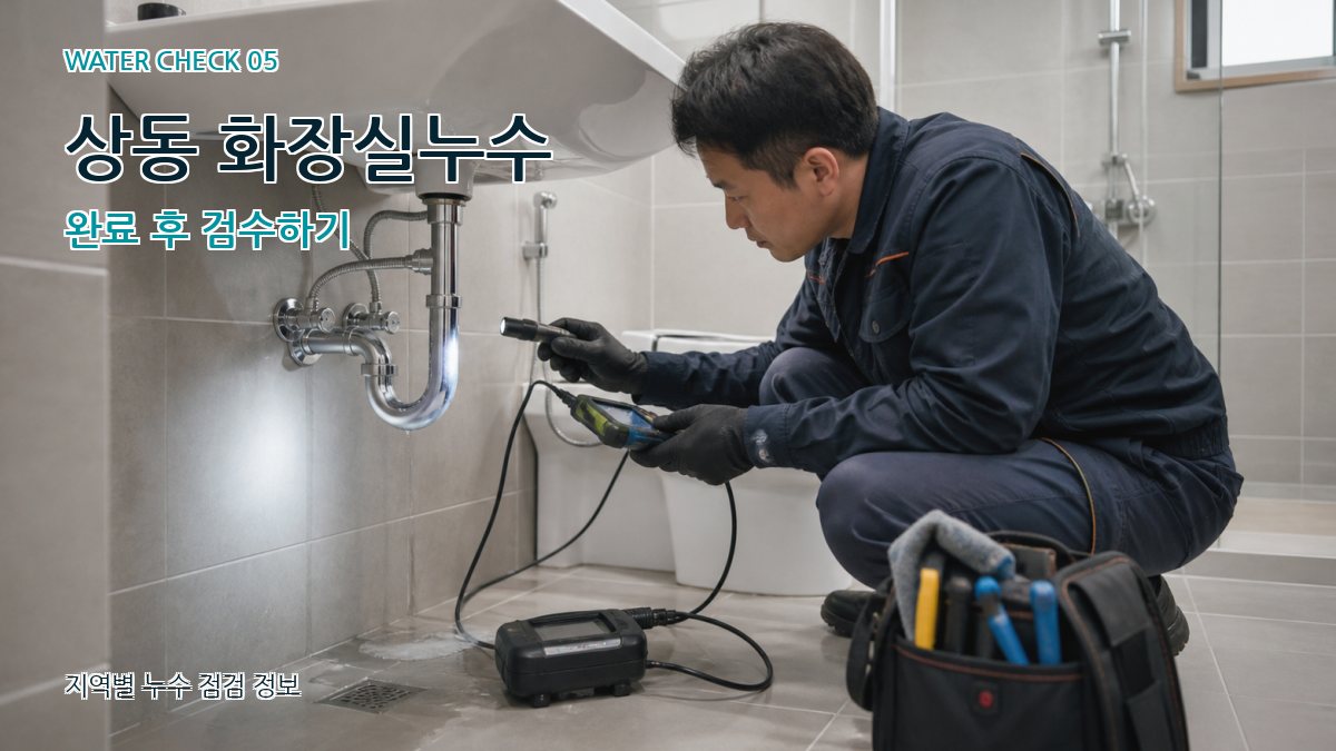 상동 누수공사 누수탐지 이미지