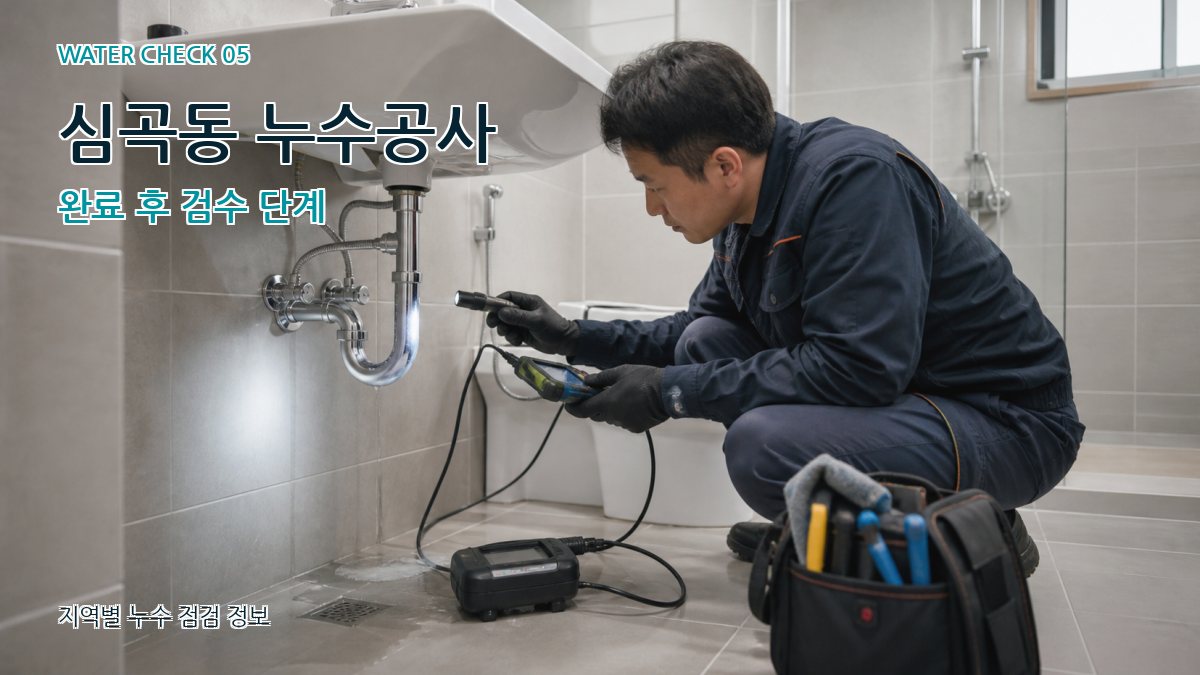 심곡동 누수공사 누수탐지 이미지