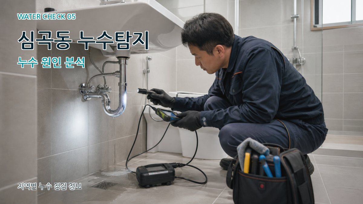 심곡동 누수공사 누수탐지 이미지