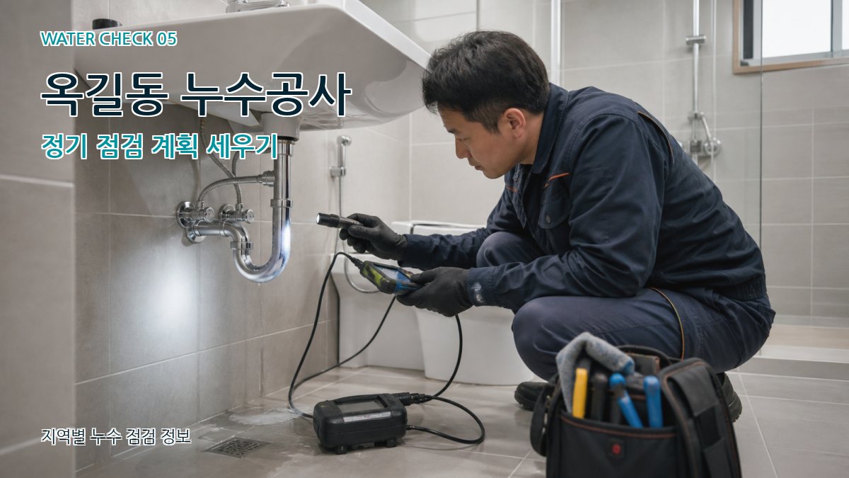 옥길동 누수공사 누수탐지 이미지