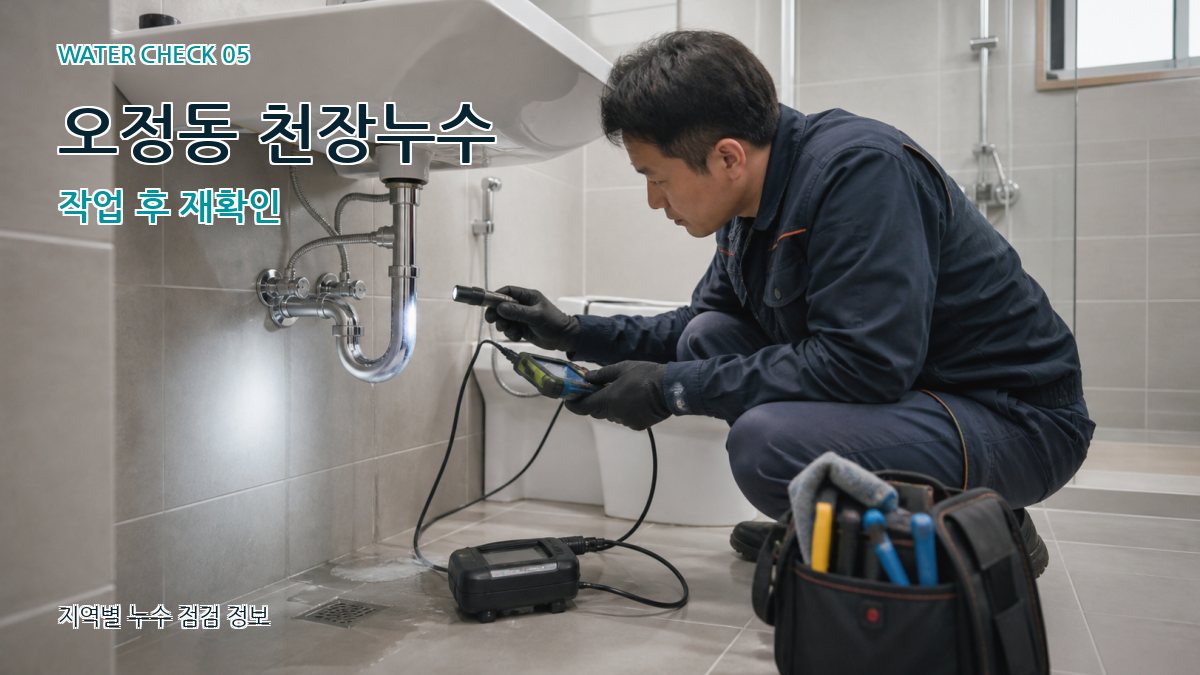 오정동 누수공사 누수탐지 이미지