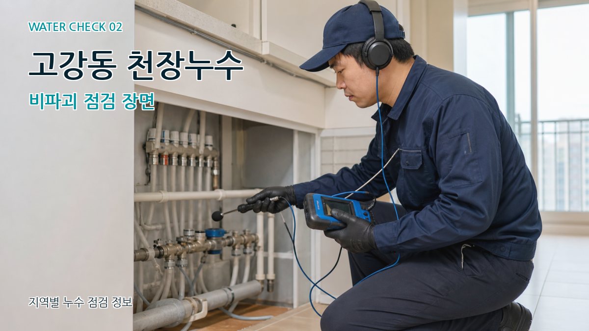 고강동 화장실누수 누수탐지 이미지