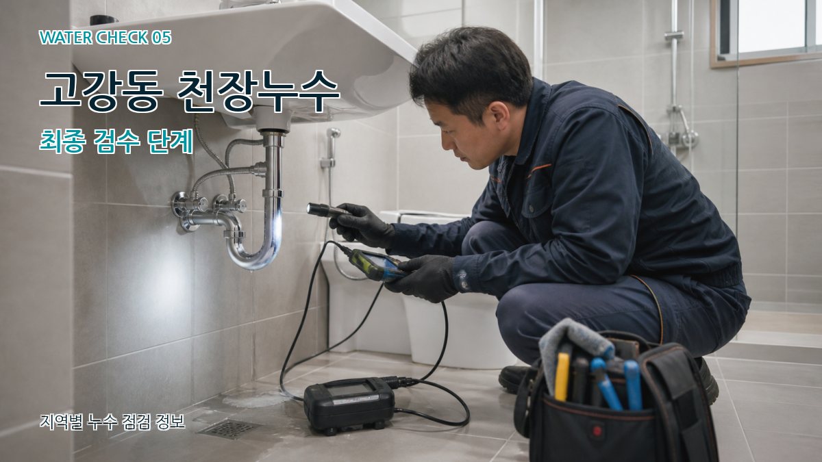 고강동 누수공사 누수탐지 이미지