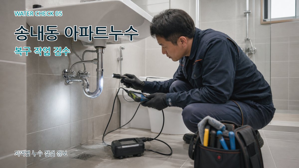 송내동 누수공사 누수탐지 이미지
