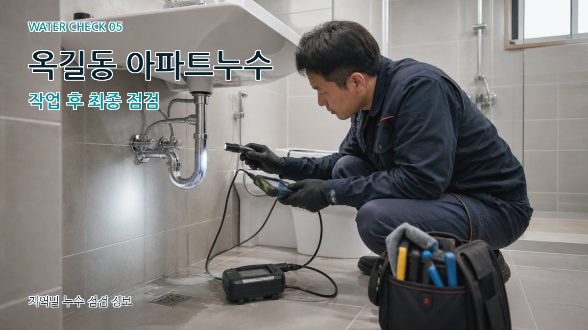 옥길동 누수공사 누수탐지 이미지