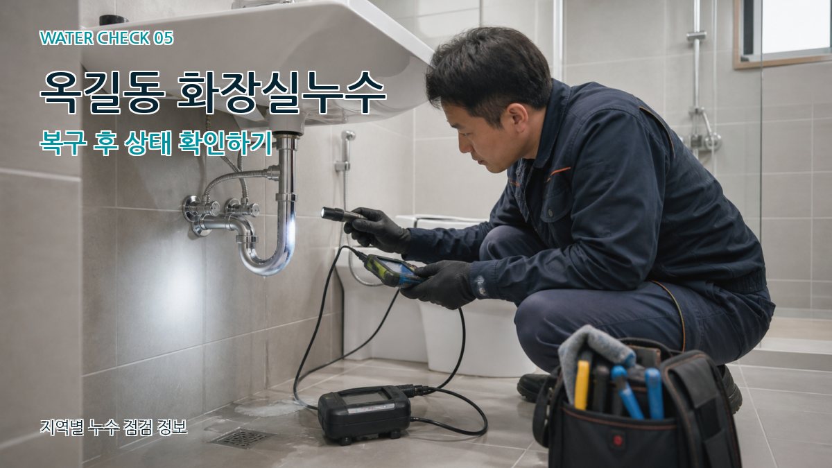 옥길동 누수공사 누수탐지 이미지