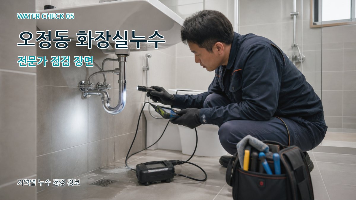 오정동 누수공사 누수탐지 이미지