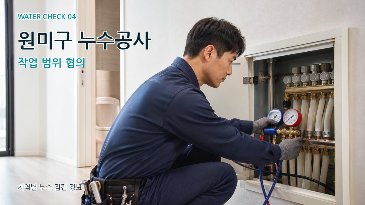 원미구 누수탐지 누수탐지 이미지