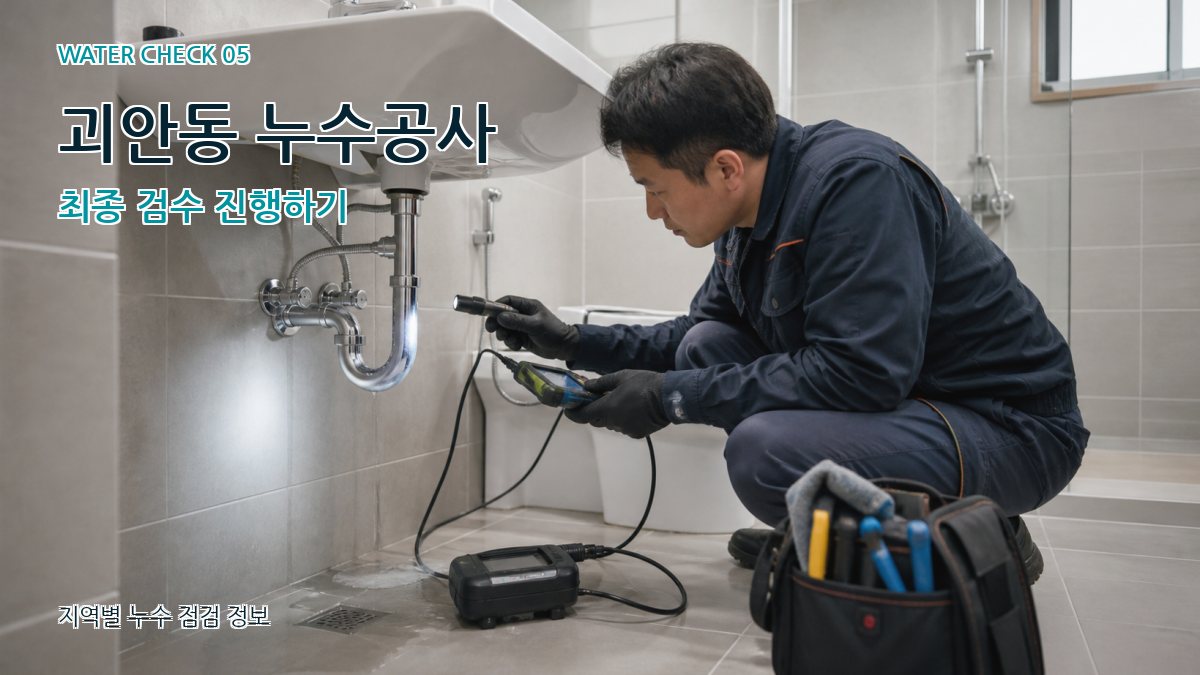 괴안동 누수공사 누수탐지 이미지