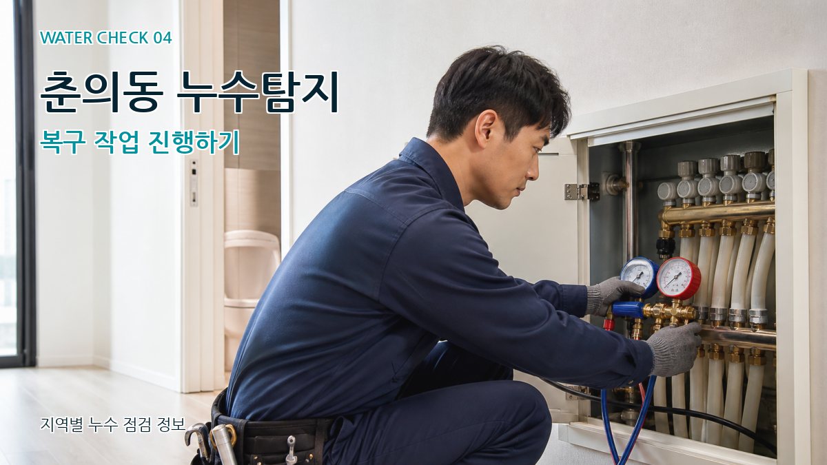 춘의동 누수탐지 누수탐지 이미지